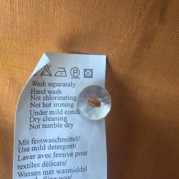 NWT Silk/Linen Sleeveless Top w/ Wide Leg Pant Set - Picture 6 of 6